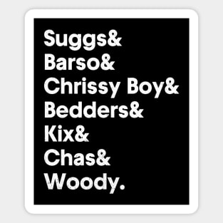 Madness / Classic Line Up List Design Magnet